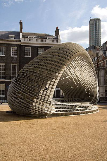 concrete skin - special | [C]SPACE Pavilion London | Facade systems | Rieder